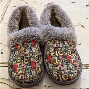 Skechers Multicolor Animal Print Women's Slippers